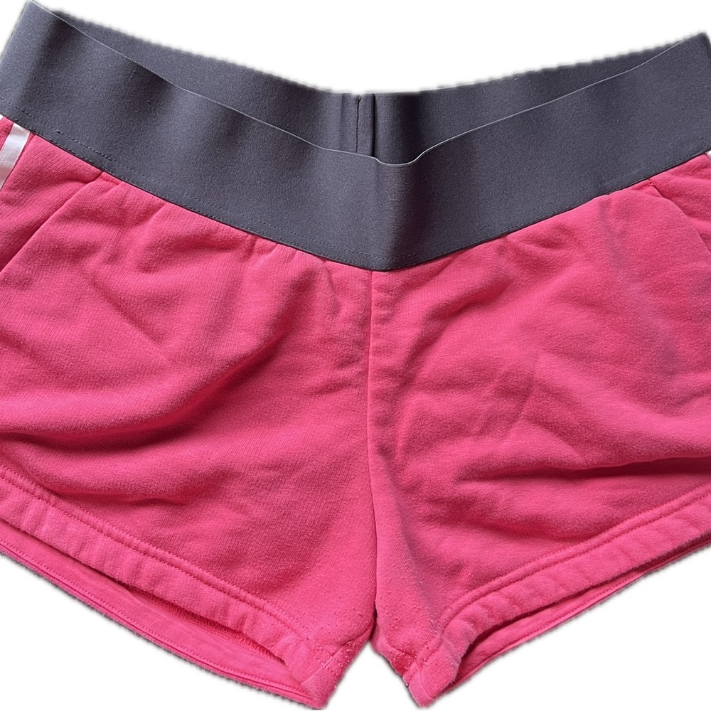 ADIDAS PINK SHORTS WITH POCKETS